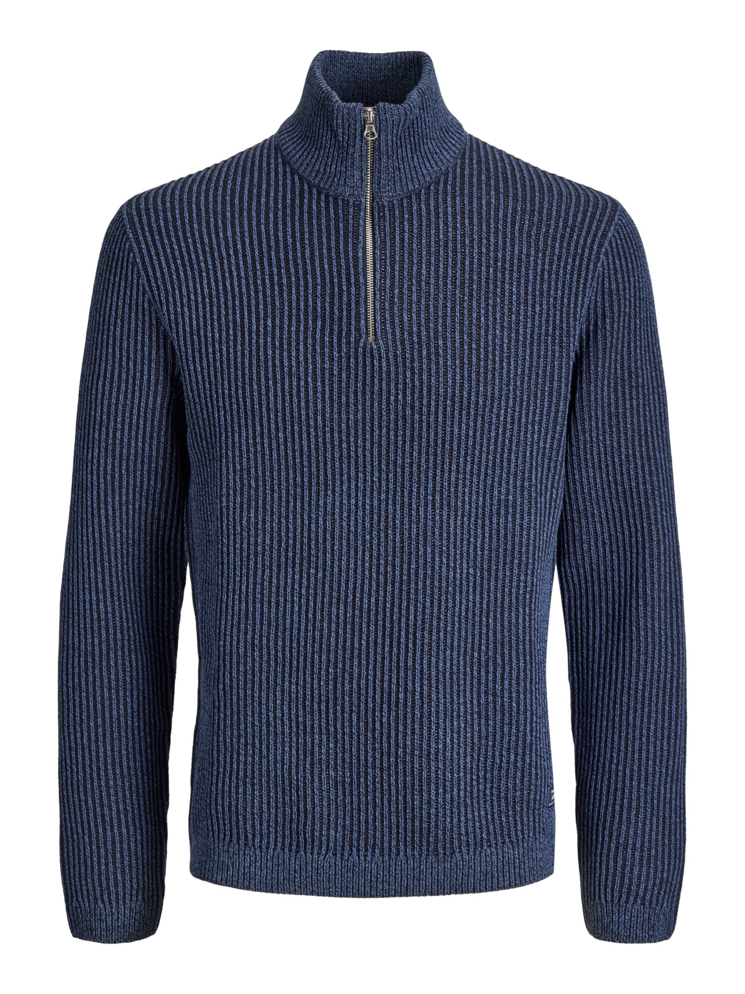 JACK & JONES Trui 'Dover' in S in de kleur Navy, Productweergave