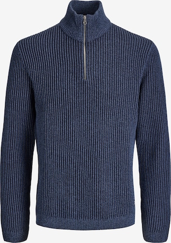 JACK & JONES Pullover 'JJEDover' in Blau: Vorderseite