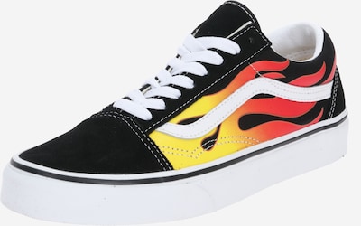 VANS Sneakers laag 'Old Skool' in de kleur Geel / Vuurrood / Zwart / Wit, Productweergave