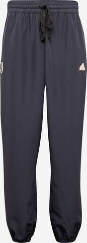ADIDAS PERFORMANCE Loose fit Sports trousers 'Juventus Turin' in Black: front