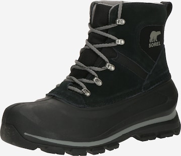 juoda SOREL Auliniai batai su raišteliais 'Buxton': priekis