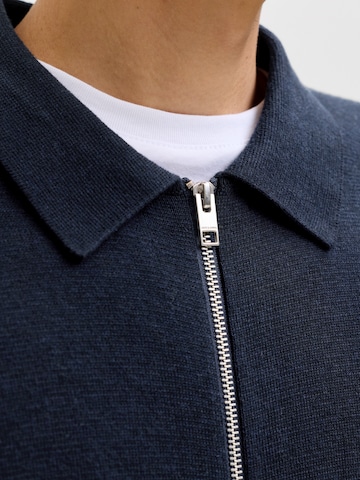 JACK & JONES Cardigan 'JJCOLE' i blå