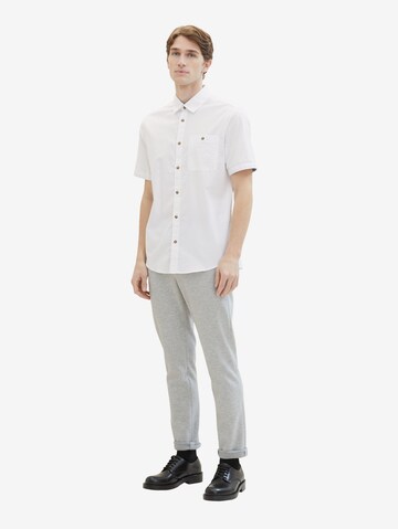 TOM TAILOR Regular fit Риза в бяло