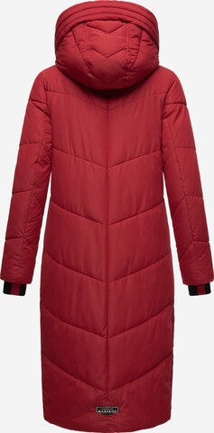 MARIKOO Winter coat 'Nadaree' in Red