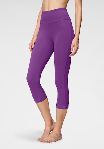 LASCANA Skinny Leggings in Purple: front