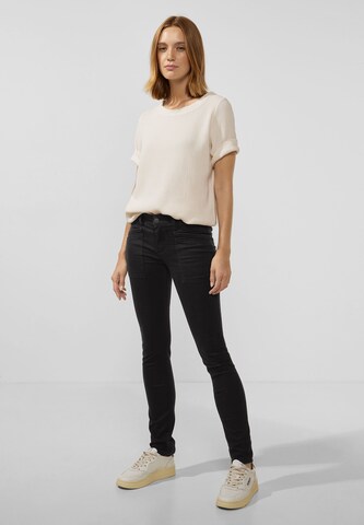 STREET ONE Skinny Jeans i svart