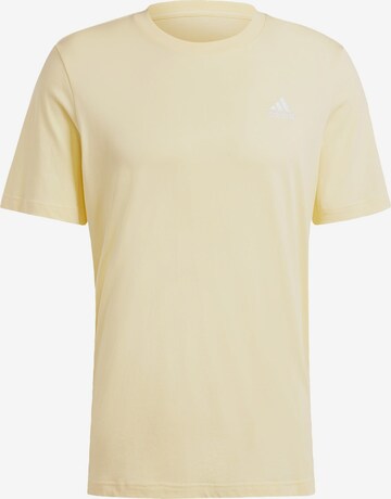 ADIDAS SPORTSWEAR Performance Shirt 'Essentials' in Yellow: front