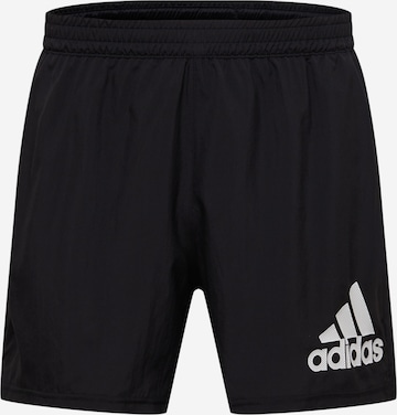 ADIDAS PERFORMANCE Sports trousers 'Run It' in Black: front