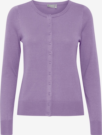 Fransa Gebreid vest in Lila: voorkant