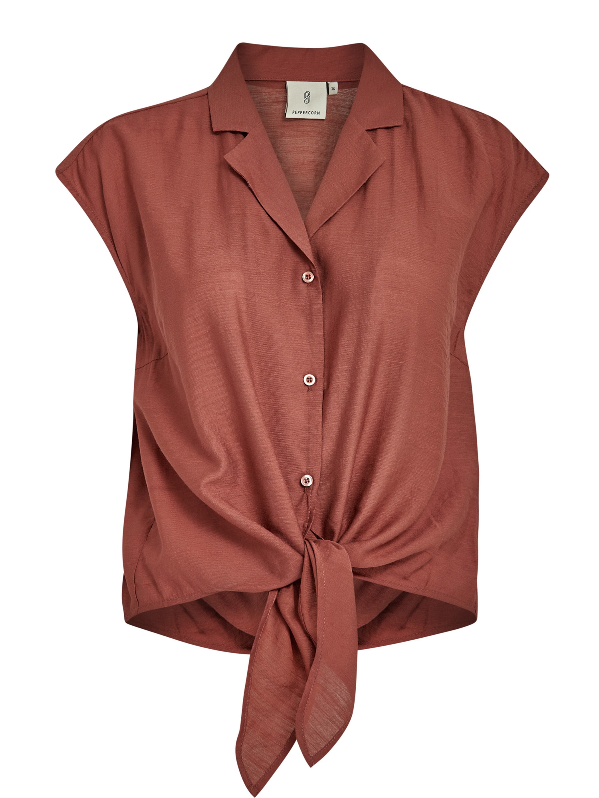 Peppercorn Bluse 'Naline' i brun: forside