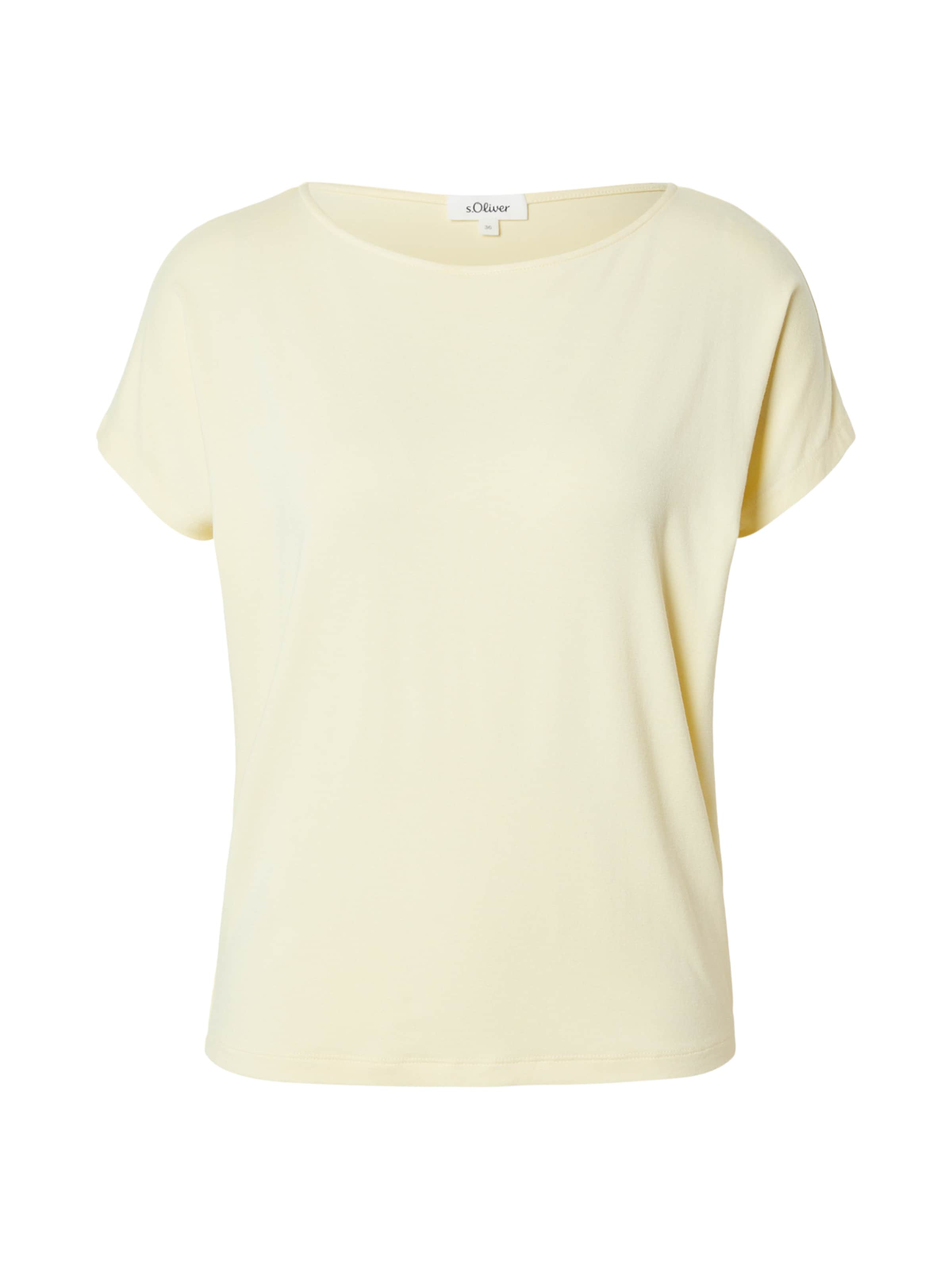 s.Oliver T-shirt en jaune, Vue avec produit