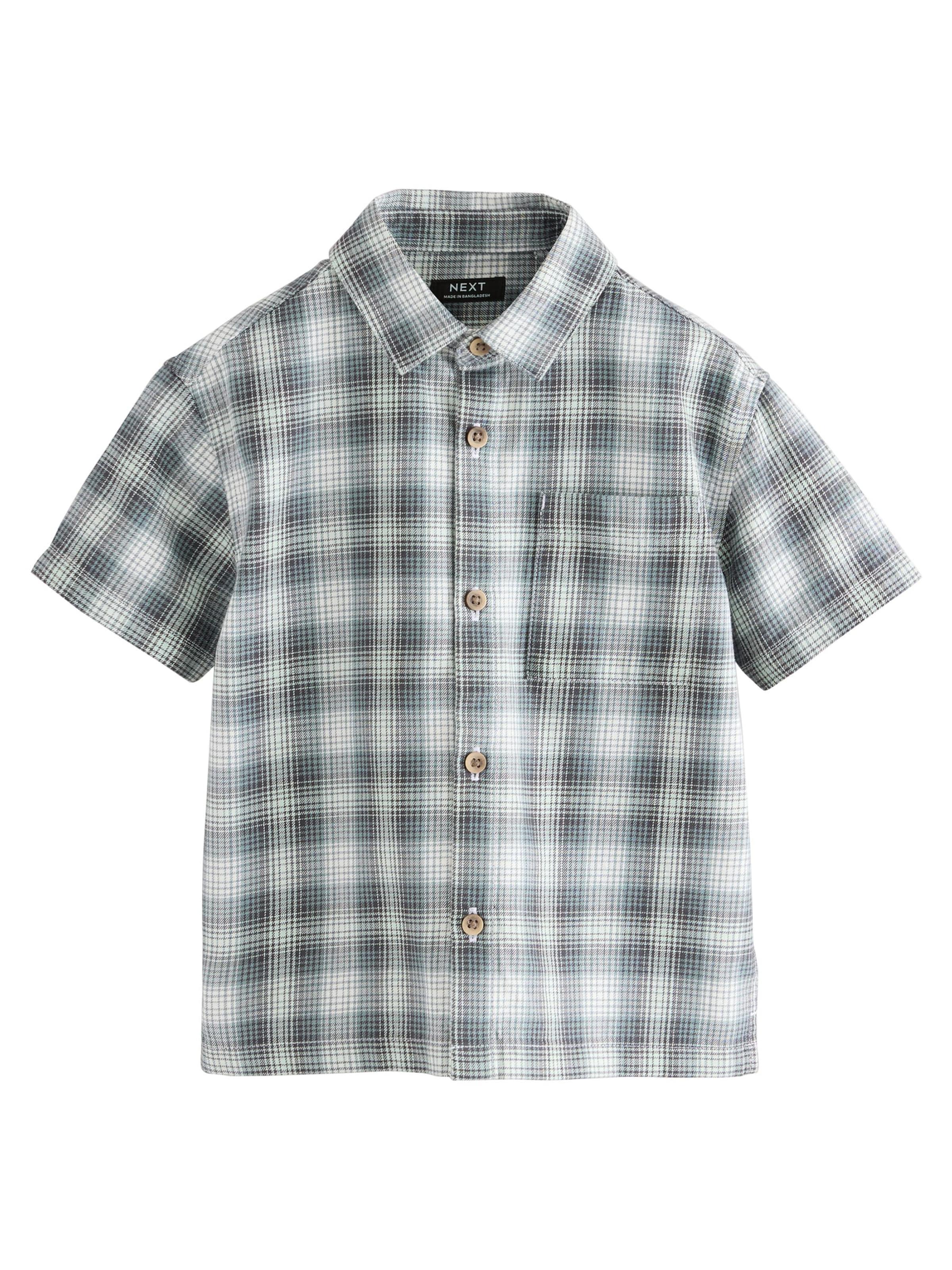 Next Rovný strih Košeľa - Zelená: predná strana