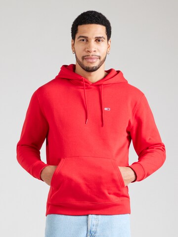 Felpa di Tommy Jeans in rosso: frontale