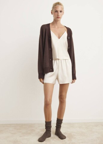 MANGO Knit Cardigan 'Dani' in Brown