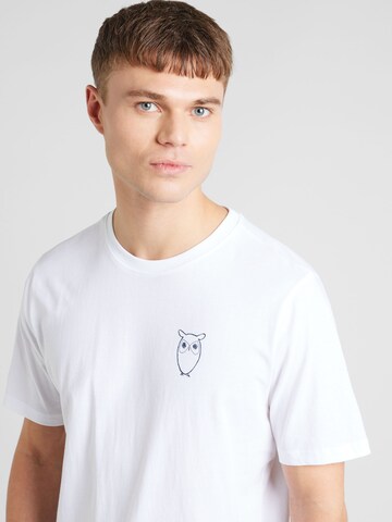 KnowledgeCotton Apparel Тениска в бяло