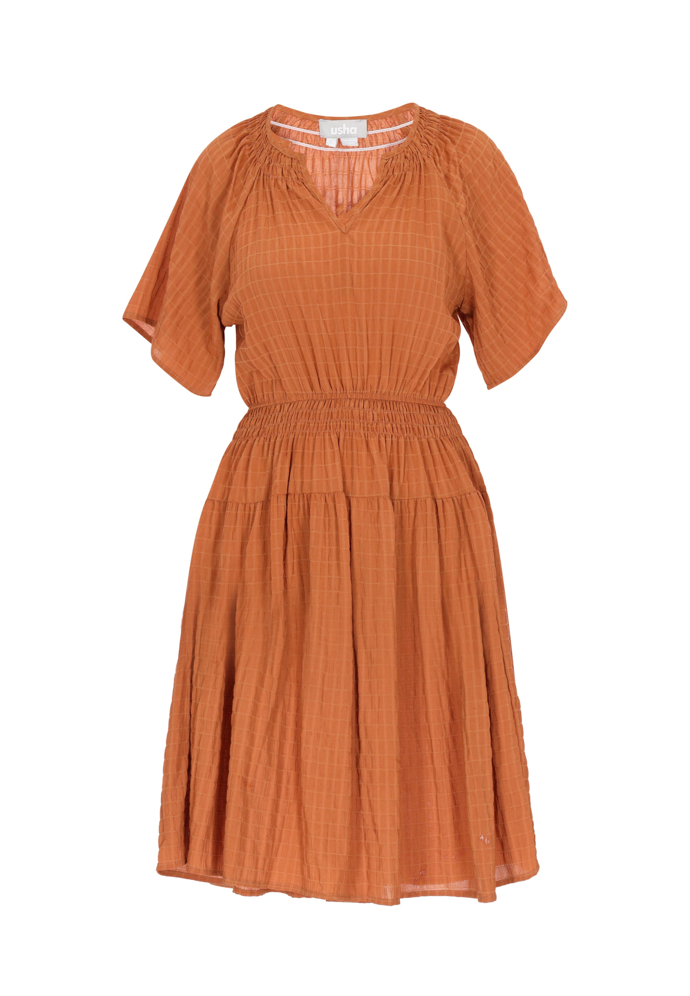 Usha Dress in Beige: front