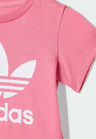 T-Shirt 'Trefoil' ADIDAS ORIGINALS en rose