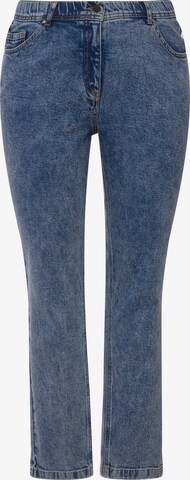 Ulla Popken Regular Jeans in Blauw: voorkant