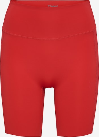 Hummel Regular Sportbroek in Rood: voorkant