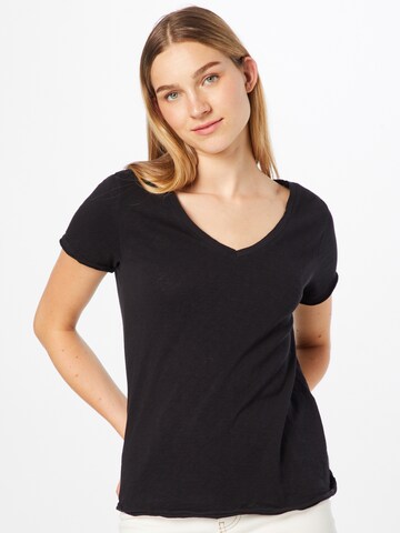 Marc O'Polo DENIM T-Shirt (GOTS) in Schwarz: predná strana