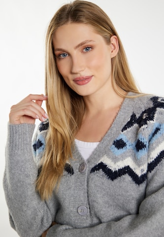 DreiMaster Maritim Strickjacke in Grau