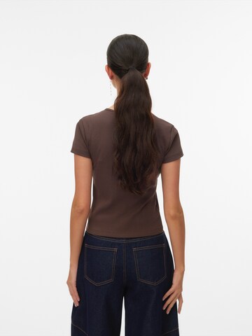VERO MODA Футболка 'VMCHLOE' в Коричневый
