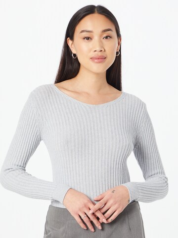 Pullover di Sublevel in grigio: frontale