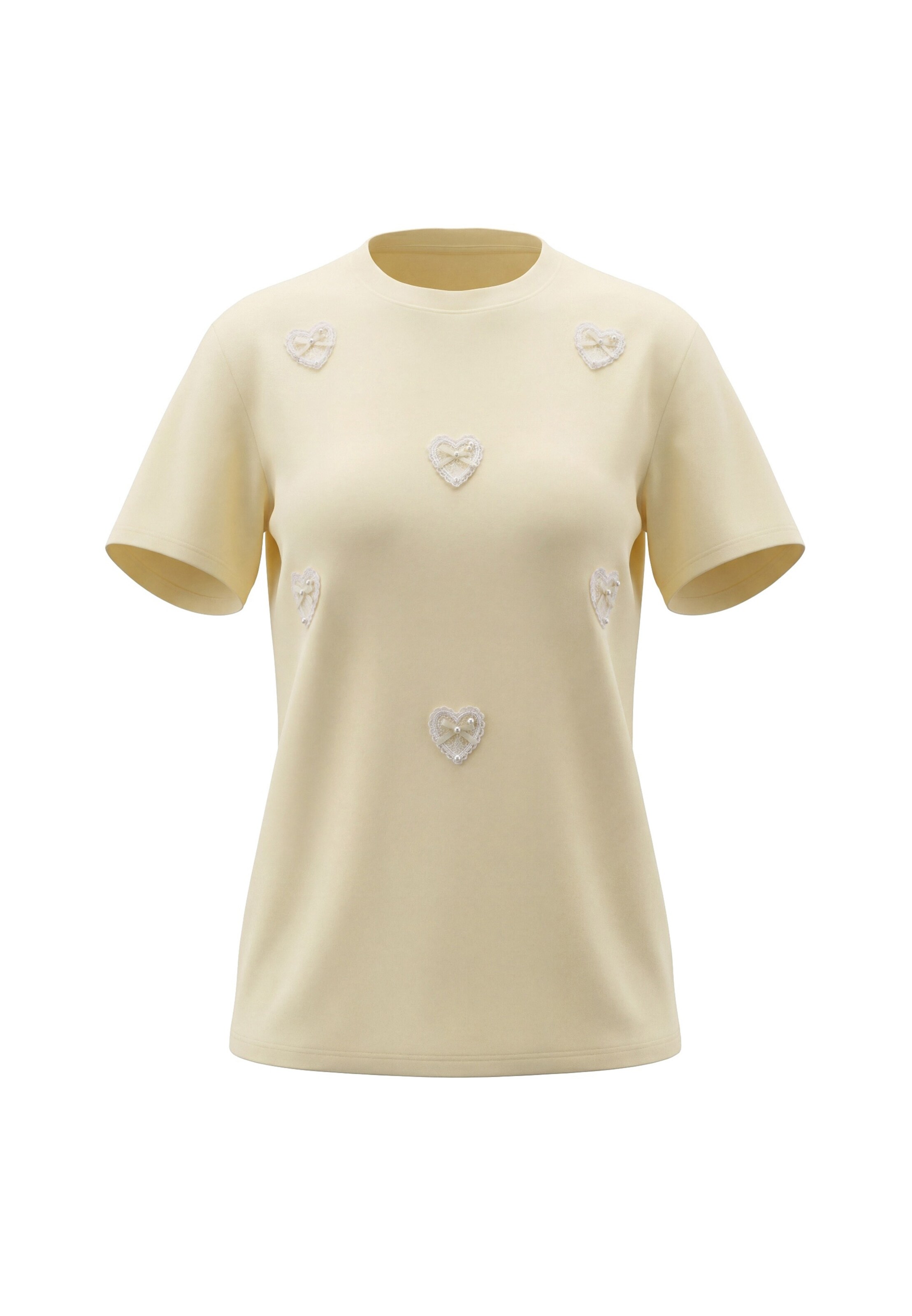 MYMO Shirt 'Pop' in Geel: voorkant