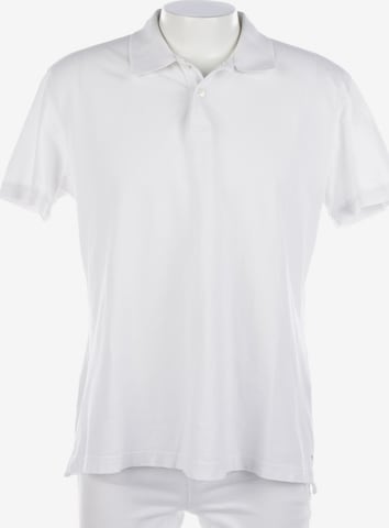 Van Laack Poloshirt in L in White: front