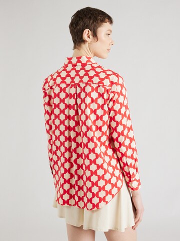 SEIDENSTICKER Blouse 'Schwarze Rose' in Rood