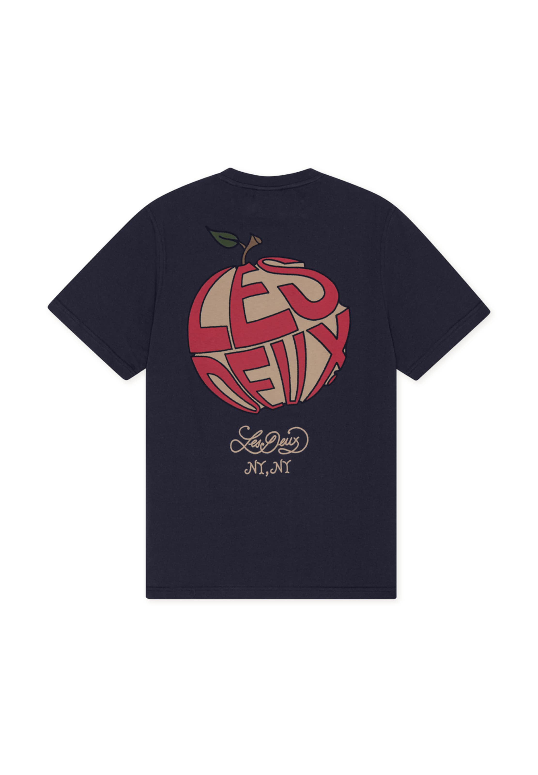 Les Deux - Camiseta 'Orchard' en azul