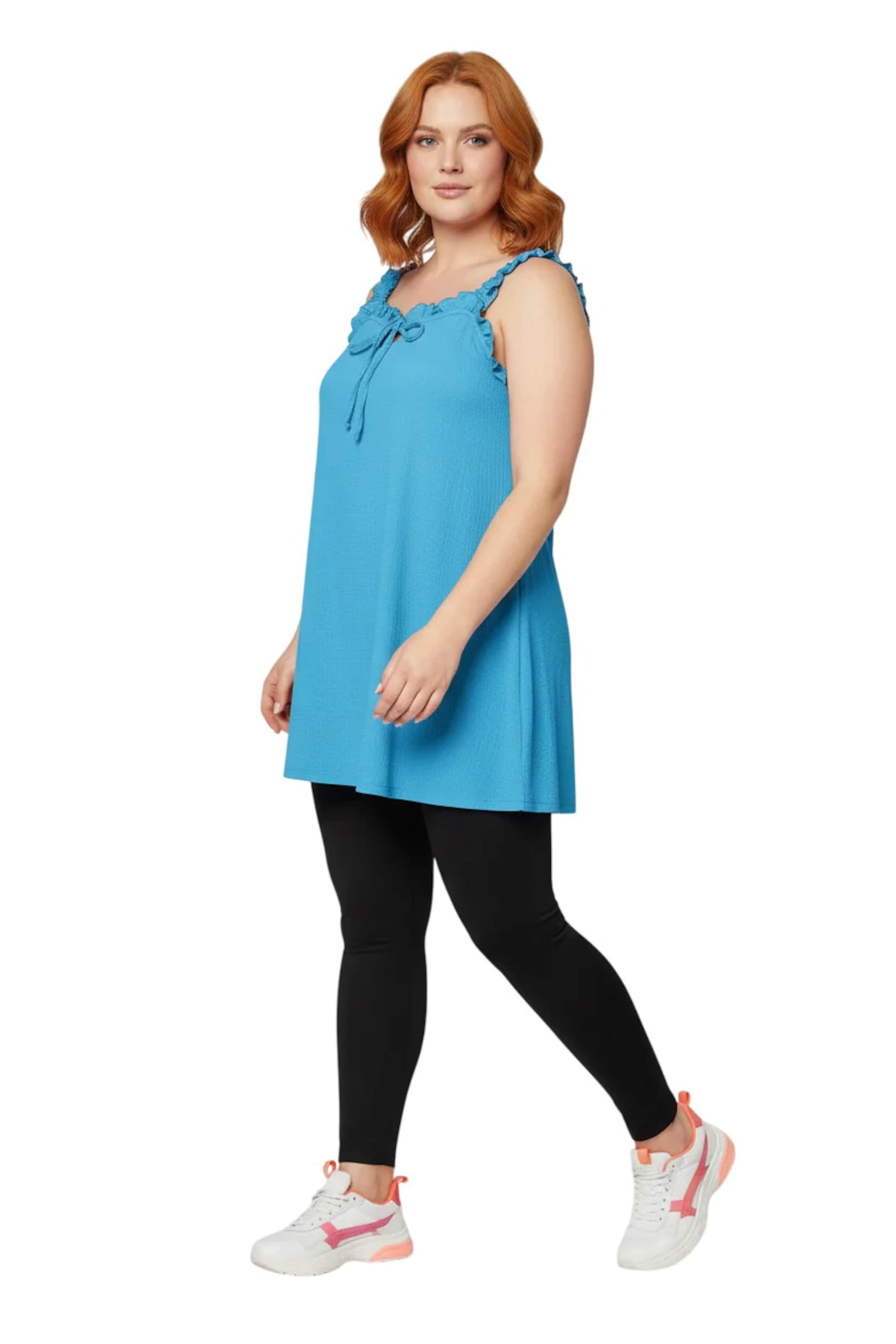 Shape Of You Top in Blauw