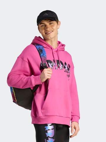 ADIDAS SPORTSWEAR Αθλητική μπλούζα φούτερ 'Adidas x Jeremy Scott' σε ροζ: μπροστά