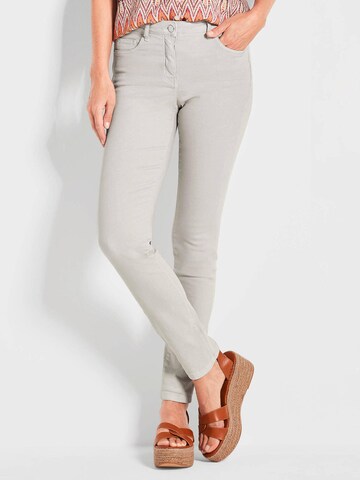 Goldner Skinny Jeans 'Bella' in Grey: front