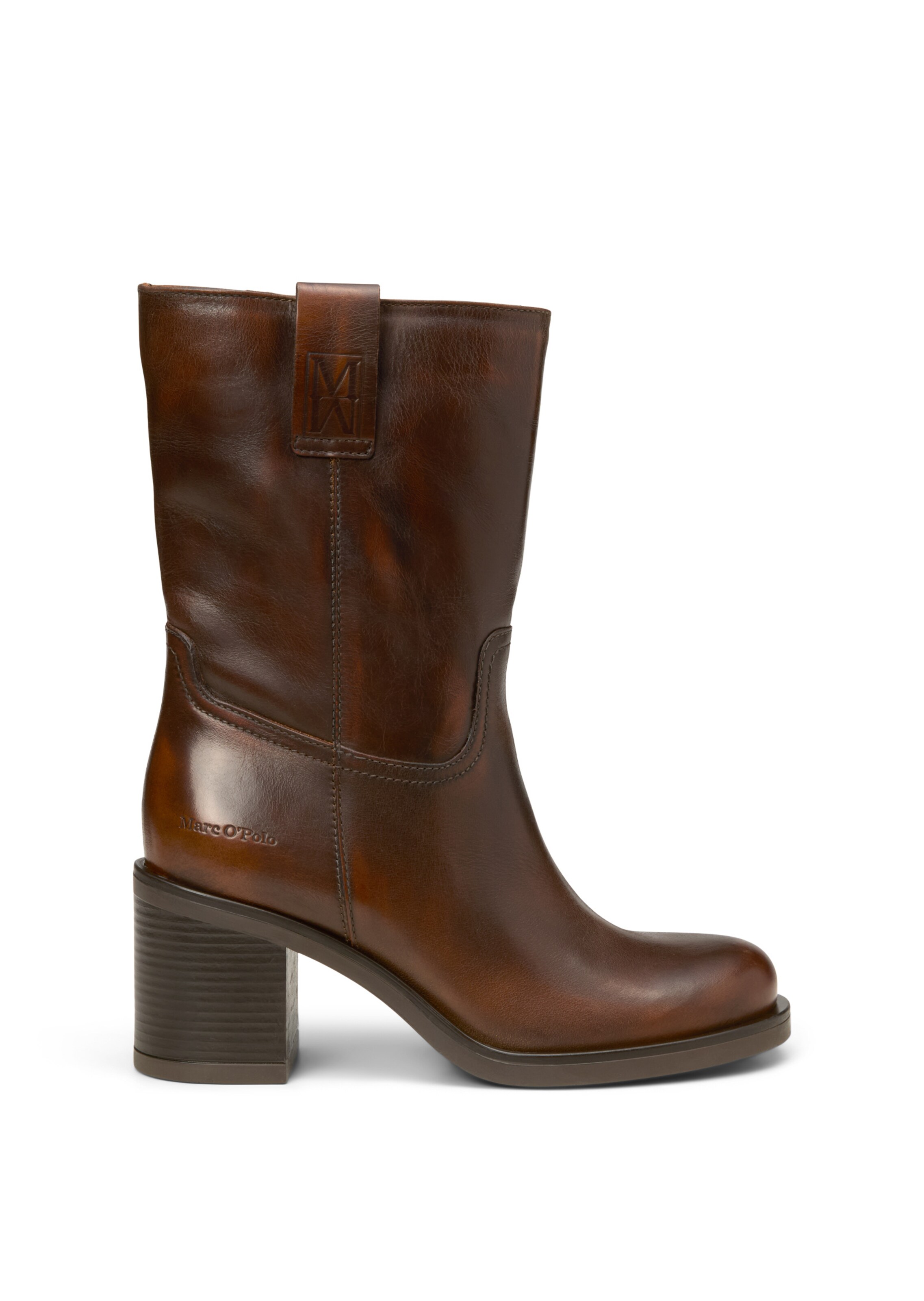Bottines Marc O'Polo en marron : devant