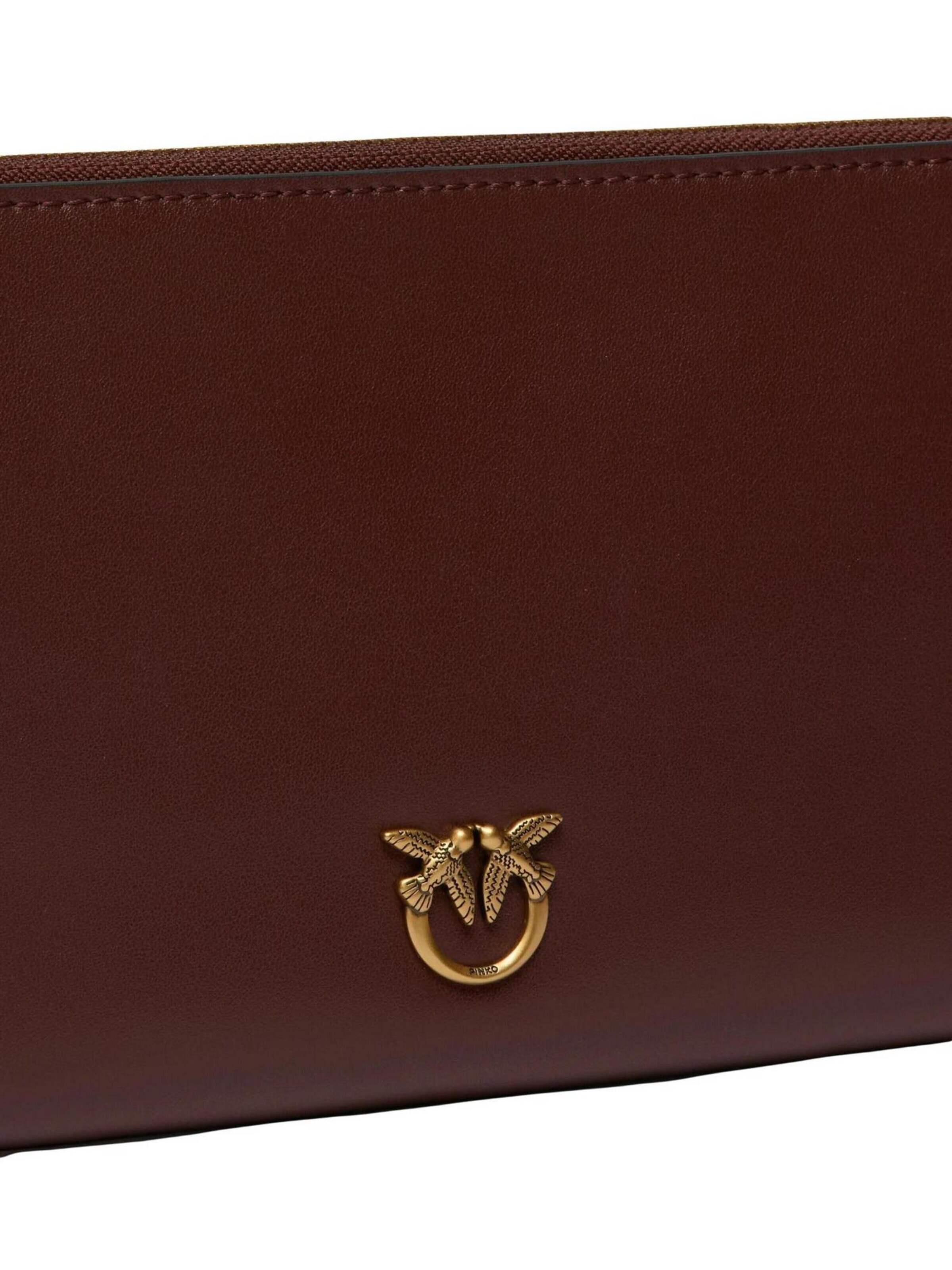 PINKO - Cartera 'NEW HORIZONTAL FLAT VITELLO SE 107669 A0F1' en rojo