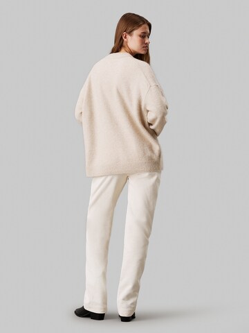Calvin Klein Jeans Regular Trousers in White