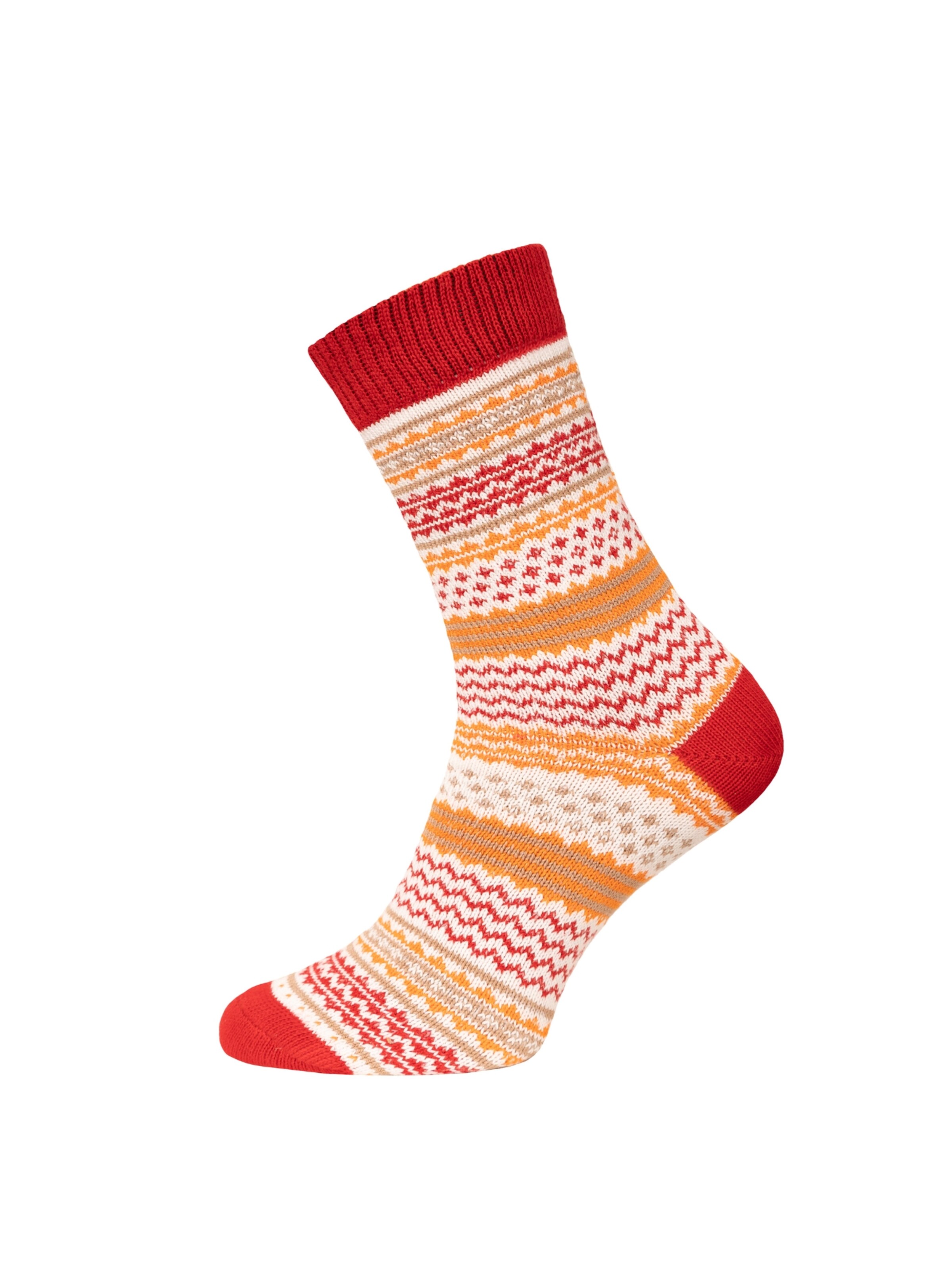 HomeOfSocks Socks 'HOS905' in Red: front