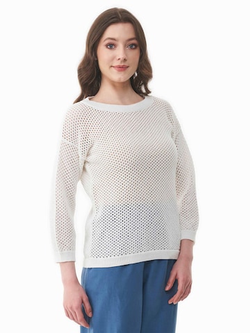 Organication Pullover in Weiß