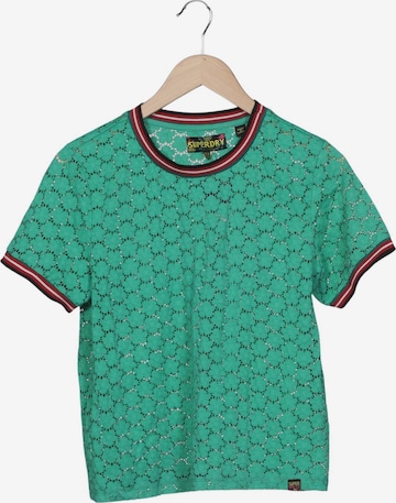 Superdry T-Shirt L in Grün: Vorderseite
