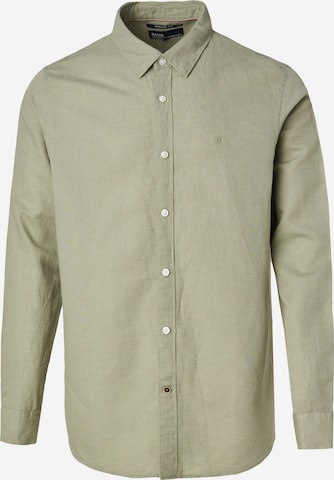 Salsa Jeans Button Up Shirt in Green: front