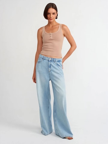 Dilvin Blouse in Beige