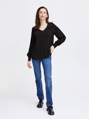 Fransa Bluse ' Lena ' in Schwarz