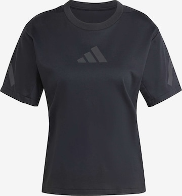 ADIDAS SPORTSWEAR Toiminnallinen paita 'Z.N.E.' värissä musta: etupuoli