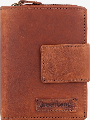 Greenland Nature Wallet 'Soft & Safe' in Brown: front