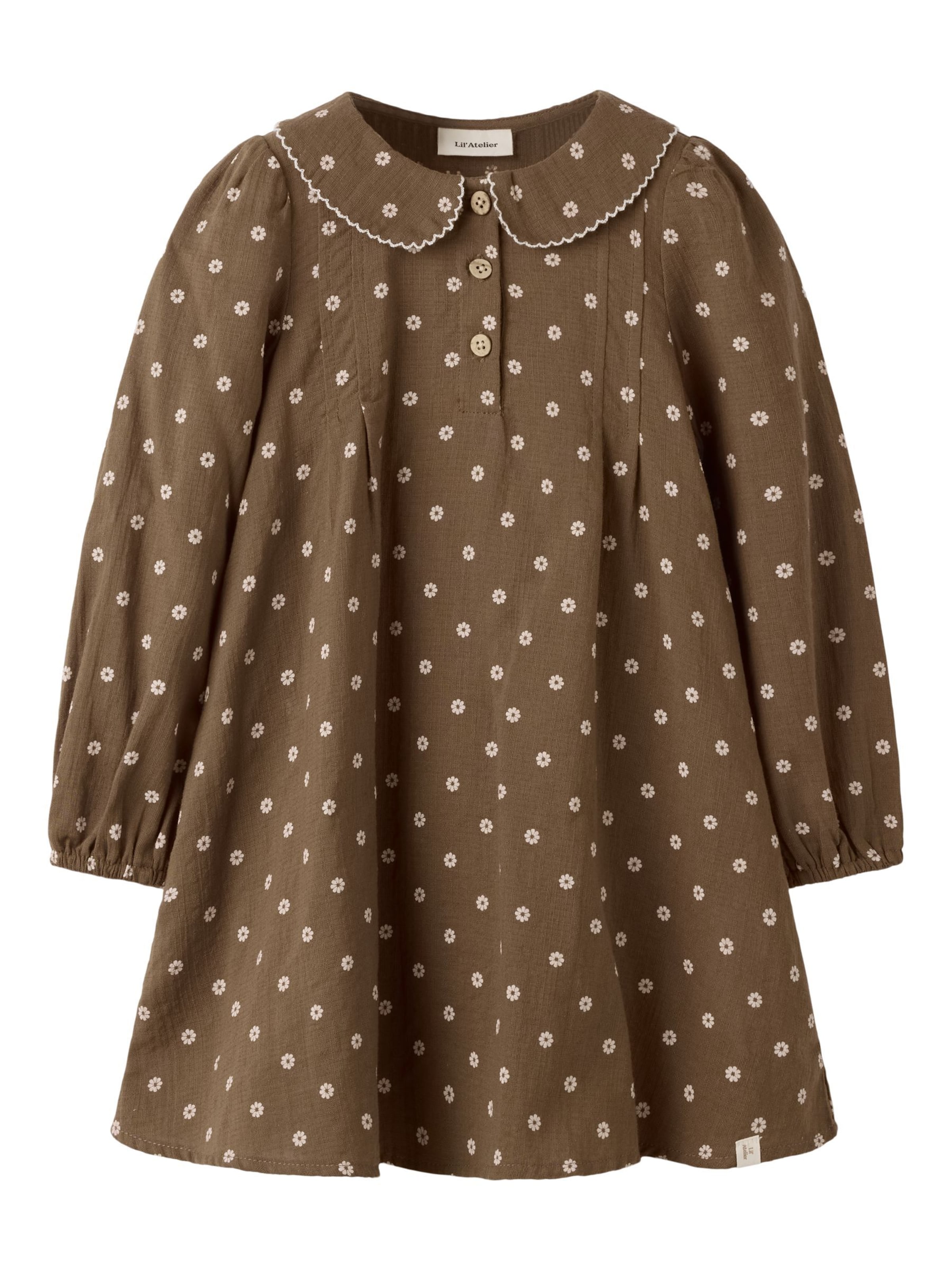NAME IT - Vestido en gris: frente