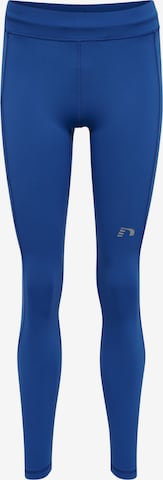 Newline Skinny Workout Pants in Blue: front