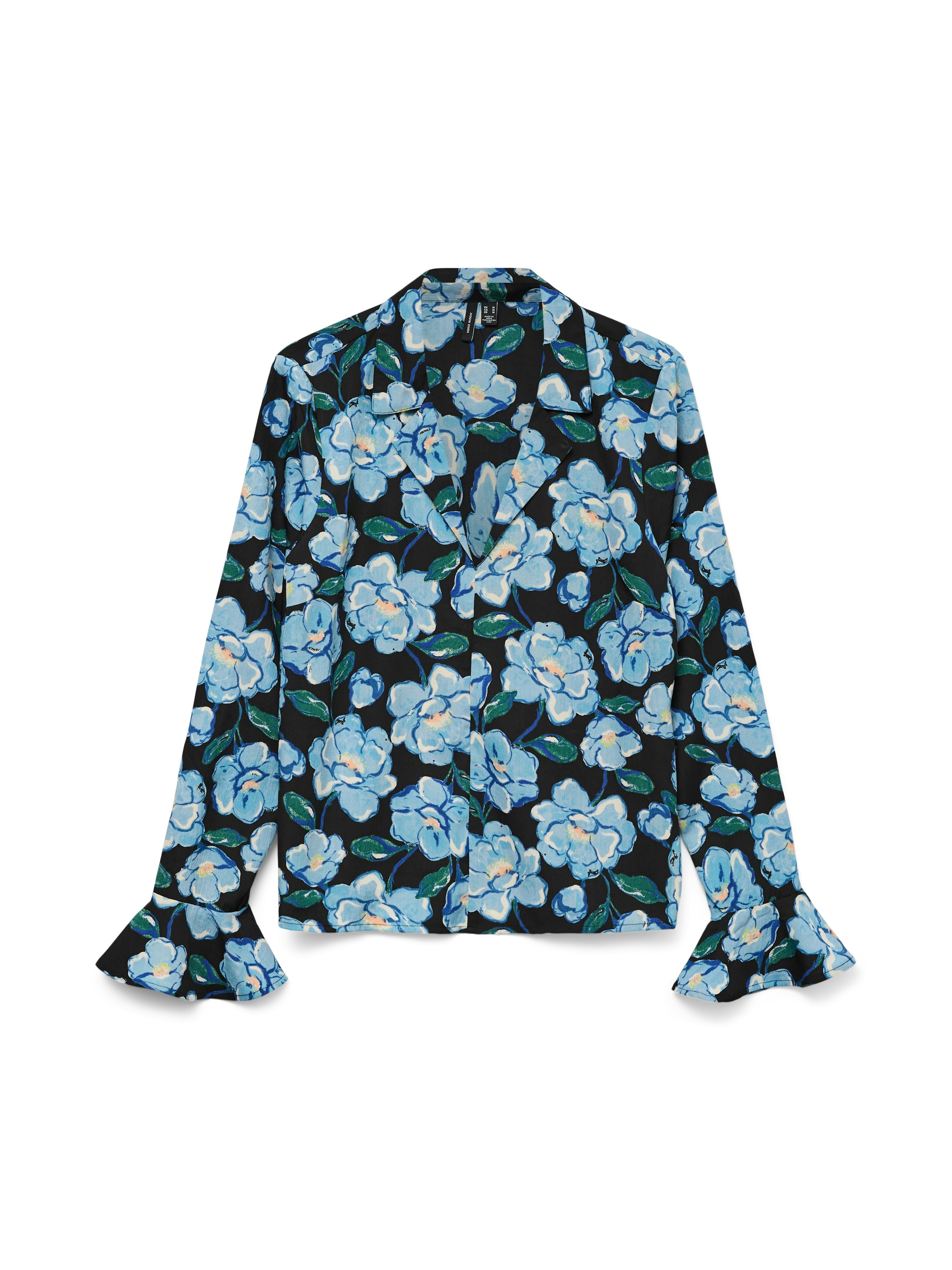 VERO MODA Μπλούζα 'VMALEA NINA' σε μαύρο: μπροστά