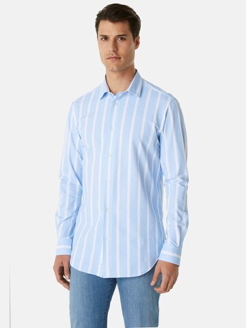 Boggi Milano Slim fit Button Up Shirt in Blue