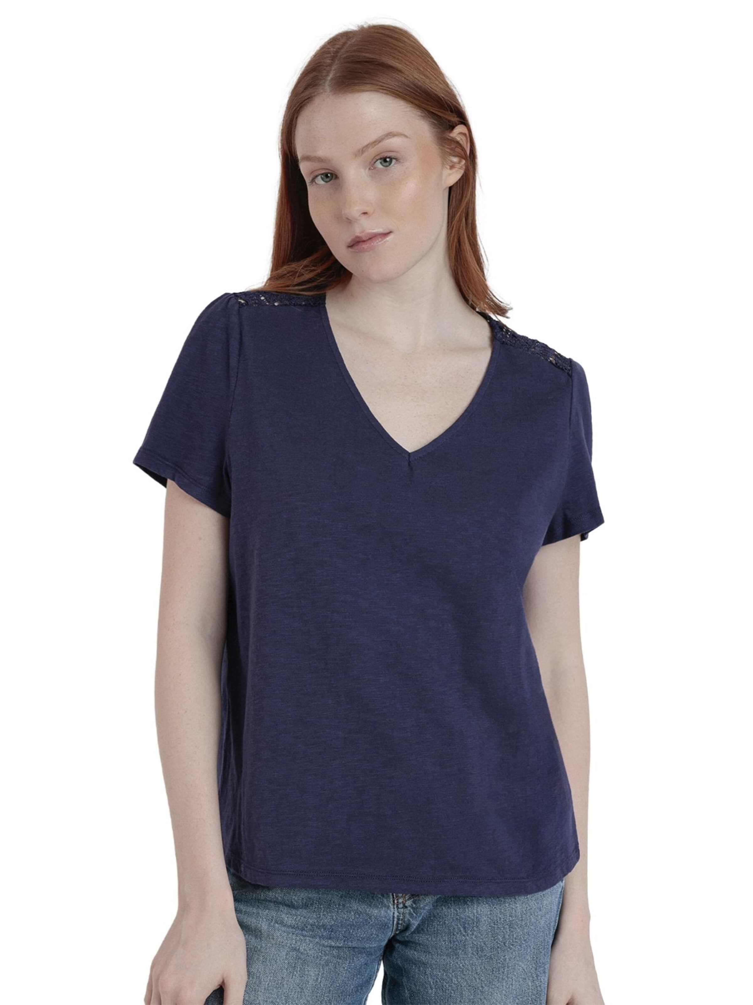 admas - Top en azul: frente